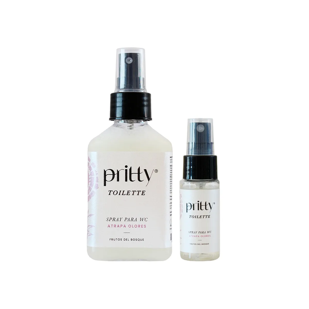 PRITTY DESIGN - Set Spray Para Wc Pritty Design Aroma Frutos Del Bosque