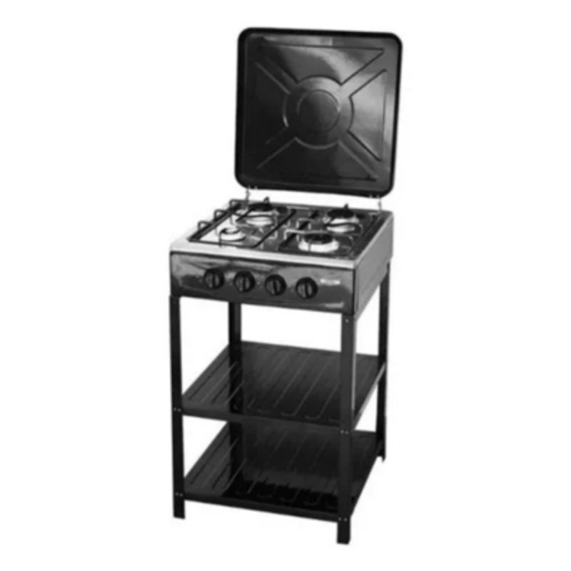 UTILISIMO - Cocina Encimera a Gas Licuado 4 Platos Premium con Mesa
