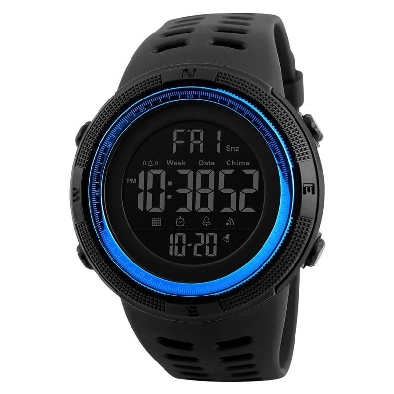 SKMEI - Reloj SKMEI 1251 Deportivo Luz Alarma Cronometro Resistente Agua