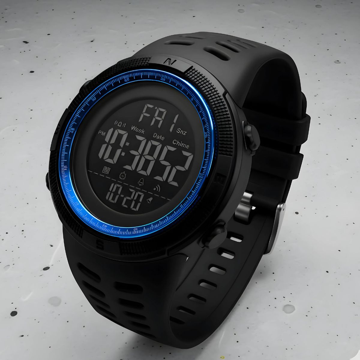 SKMEI - Reloj Hombre Deportivo Digital - Resistente Agua - Luz  LED - Alarma - Cronometro