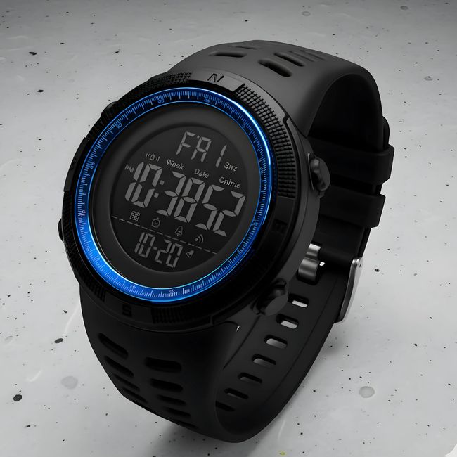 SKMEI - Reloj SKMEI Deportivo Digital Luz Alarma Cronometro Resistente Agua