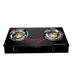 LINE - Cocinilla Encimera a Gas Licuado Vidrio 2 Platos