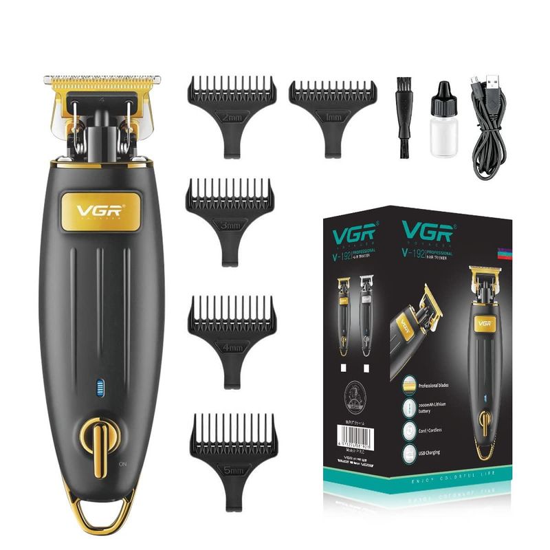 GENERICO - Cortadora Perfiladora De Cabello Trimmer Vgr 192 Recargable