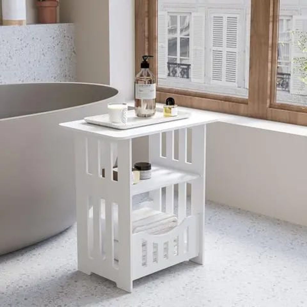 GENERICO - MESITA DE NOCHE DECORACION LINDO DISEÑO