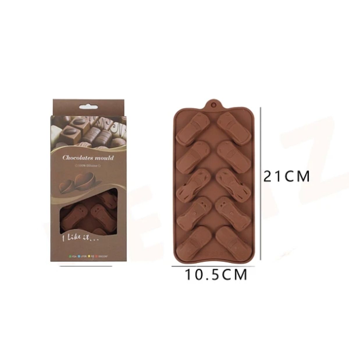 GENERICO - Moldes De Silicona Para Chocolate