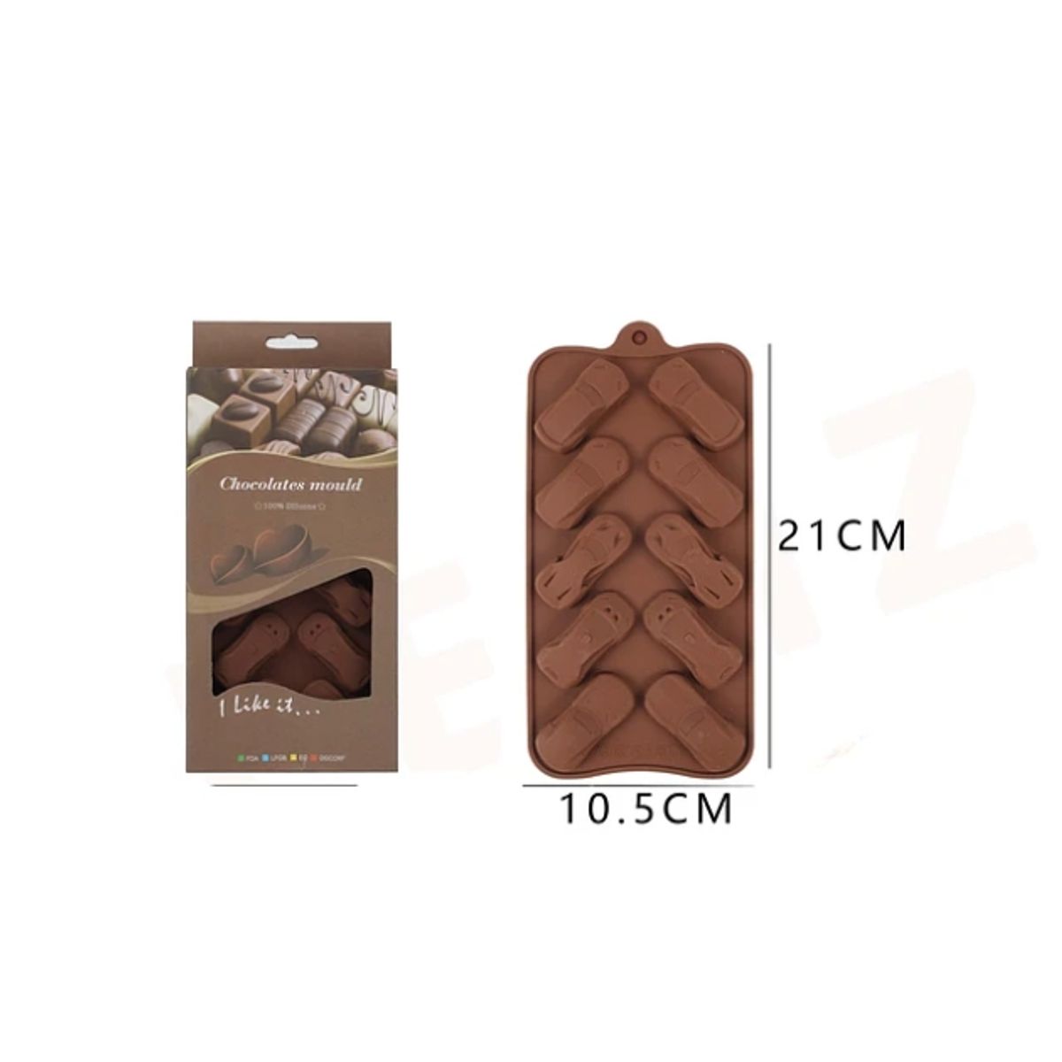 GENERICO - Moldes De Silicona Para Chocolate