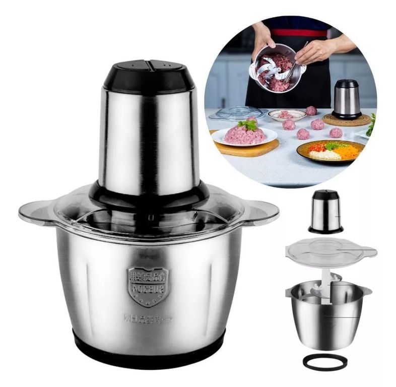 Picadora de alimentos eléctrica multiprocesador 2 litros procesador