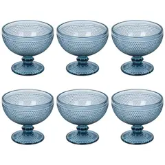 CHEFCHOICE - SET 6 COPAS DE POSTRE AZUL