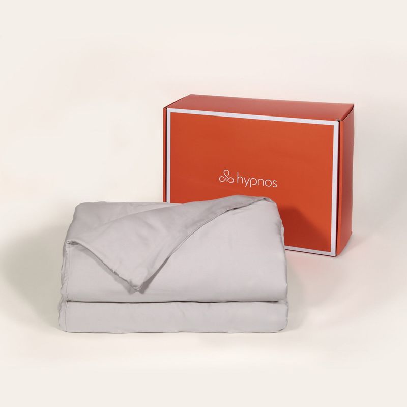 HYPNOS - Manta Pesada + Cobertor Bambú - Niños - 3 Kg - Gris - Hypnos