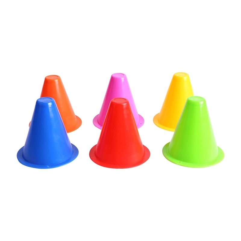 GENERICO - Cono entrenamiento 8 cm Pack 12 unidades Rojo