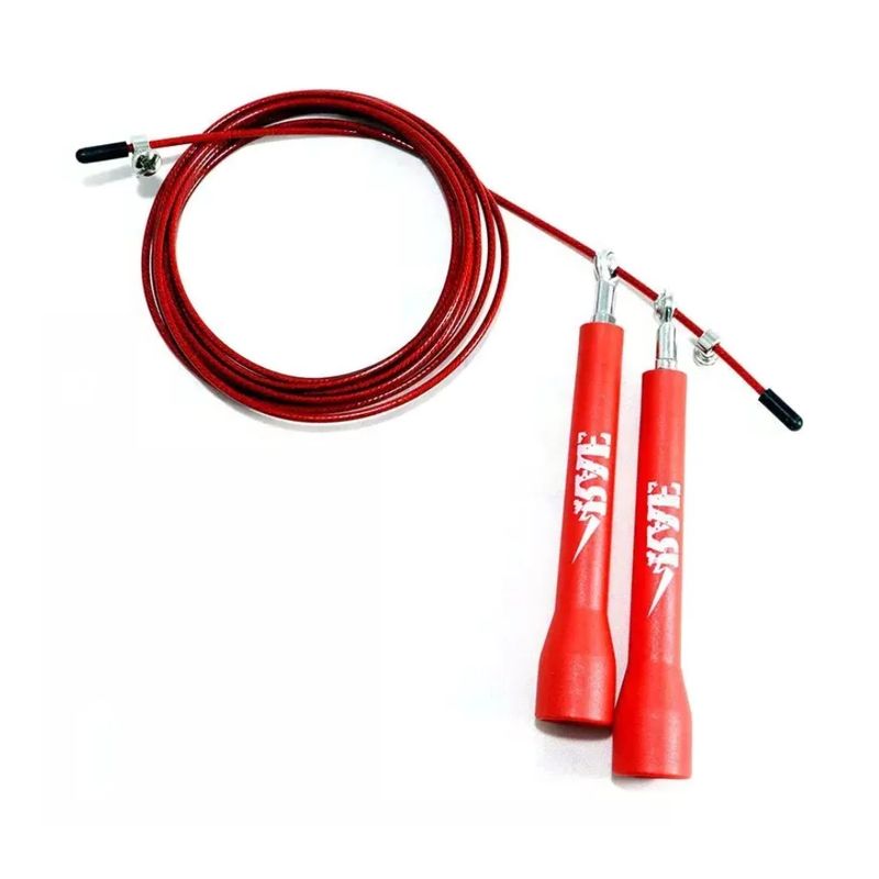 GENERICO - Cuerda De Salto Fitness Pro Orcus Mangos De PVC Rojo