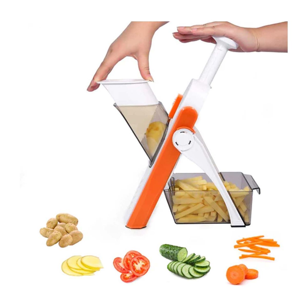 GENERICO - MANDOLINA CORTADOR RALLADOR DE VERDURAS COLADOR BOWL COCINA