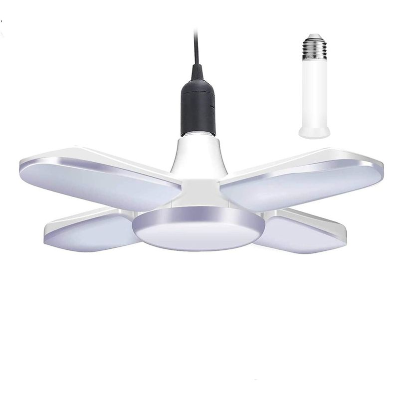 GENERICO - Lampara Foco De Luz Led Forma De Ventilador Ahorrador 60w