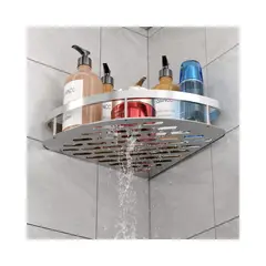 GENERICO - Esquinero Organizador Ducha Baño Estante Set 2 Piezas