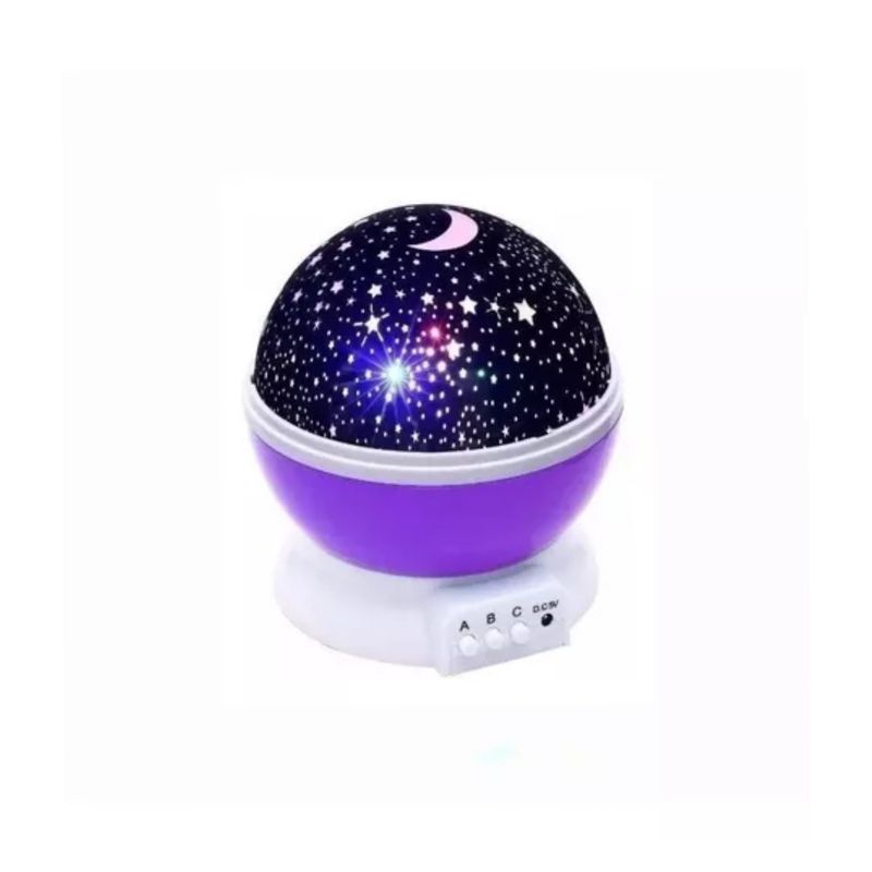 GENERICO - Luz Espanta Cuco Niños  Proyector  Ilumina Techo Pieza Color Violeta