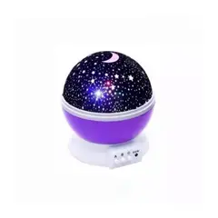 GENERICO - Luz Espanta Cuco Niños Proyector Ilumina Techo Pieza Color Violeta