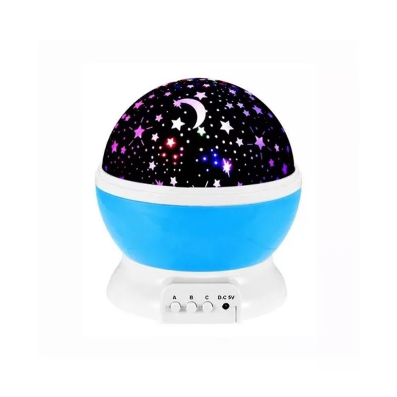 GENERICO - Luz Espanta Cuco Niños  Proyector  Ilumina Techo Pieza Color Celeste