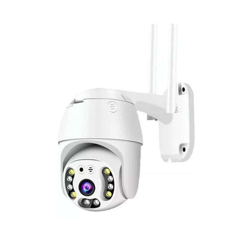 GENERICO - Cámara De Seguridad Domo 360 Smart Wifi Exterior/interior Color Blanco