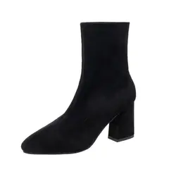 TIOZONEY - Botas Mujer  - Negro