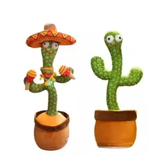 GENERICO - Cactus Bailarin Imita Voz Musical Bailarin Juguete Felpa