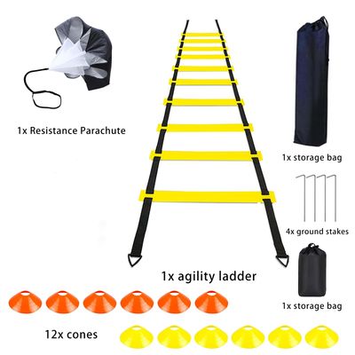 Imagen 2 del producto Escalera Entrenamiento Funcional 6 Mts 12 Espacios Fitness