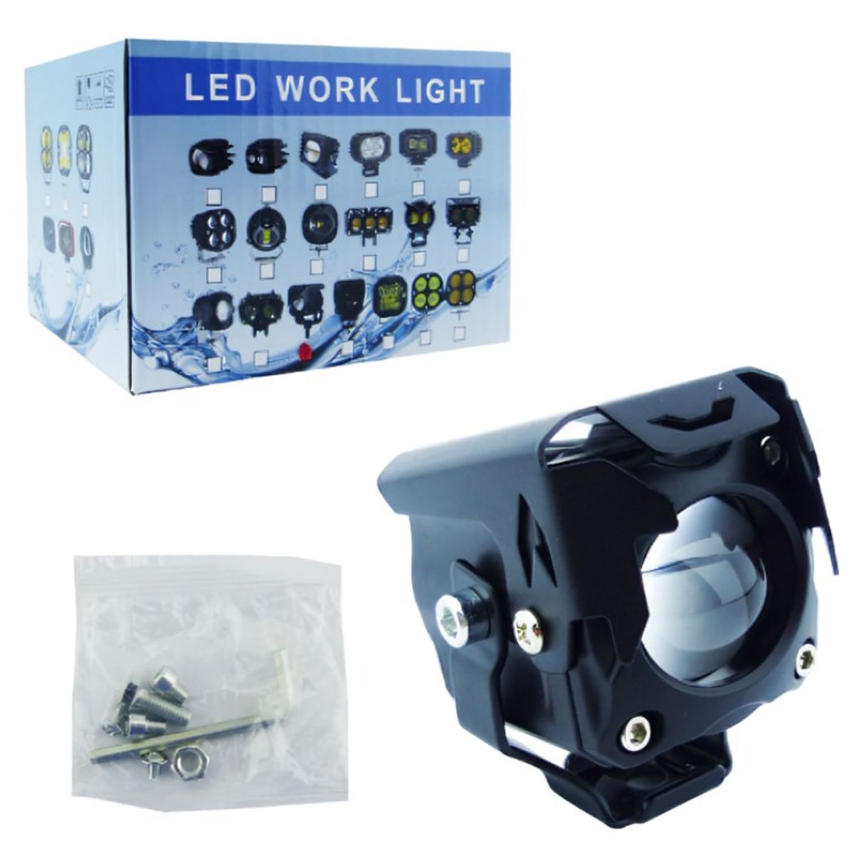 OEM - NEBLINERO LED PARA MOTO OJO DE ANGEL DUO COLOR 1224V
