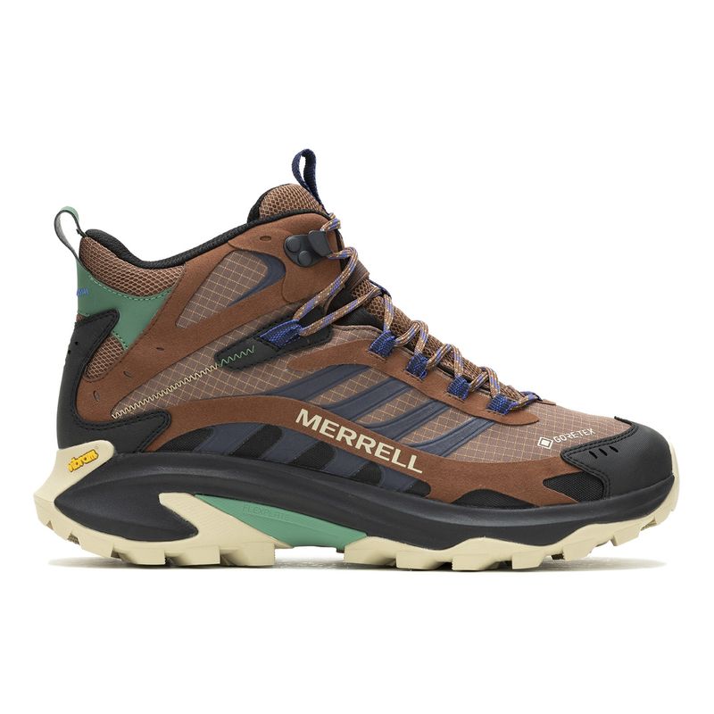 MERRELL - Botín imperm Hombre Moab Speed 2 Mid GTX Canela MERRELL