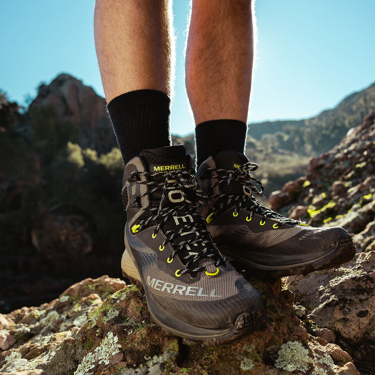 MERRELL - Botín Mujer Rogue Hiker Mid GTX Café Oscuro MERRELL