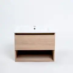 MOBELTEK - Kit Mueble Vanitorio 61cm 1 Cajon Jerez