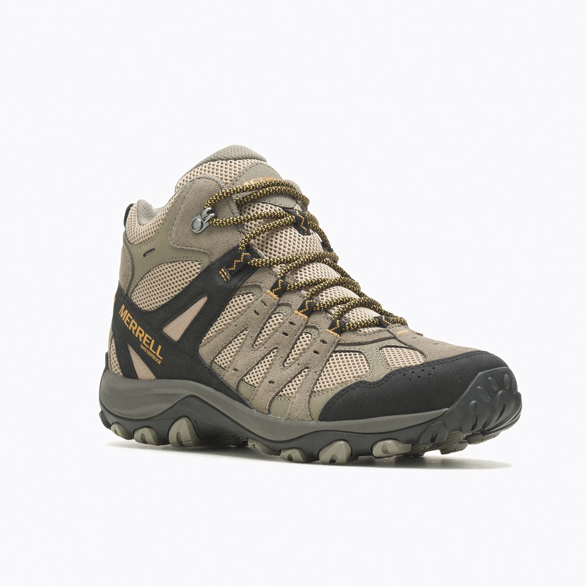 MERRELL - Botín imperm Hombre Accentor 3 Mid W Café Claro MERRELL