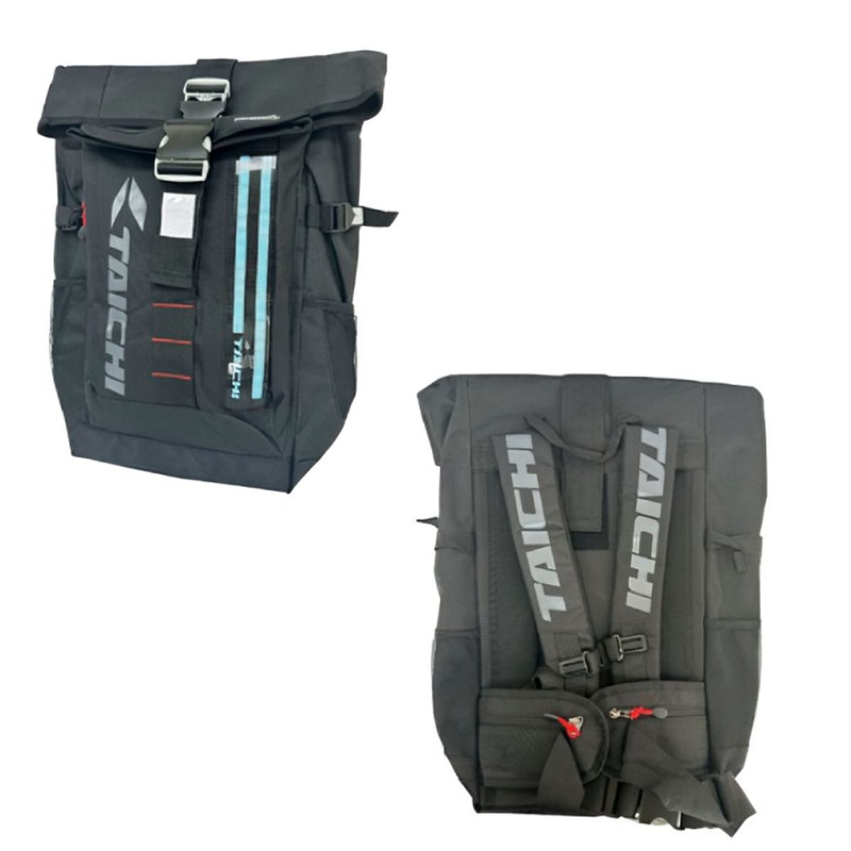 OEM - MOCHILA PARA MOTOCICLISTA TAICHI CON LUZ WATERPROOF