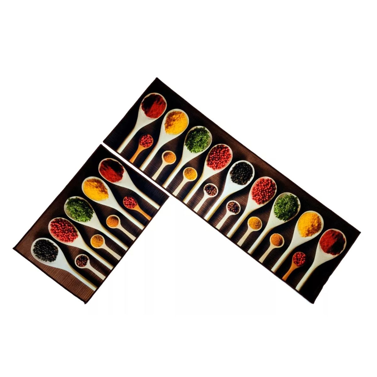 GENERICO - Alfombra Para Cocina Piso Baño Antideslizante Set 2 En 1