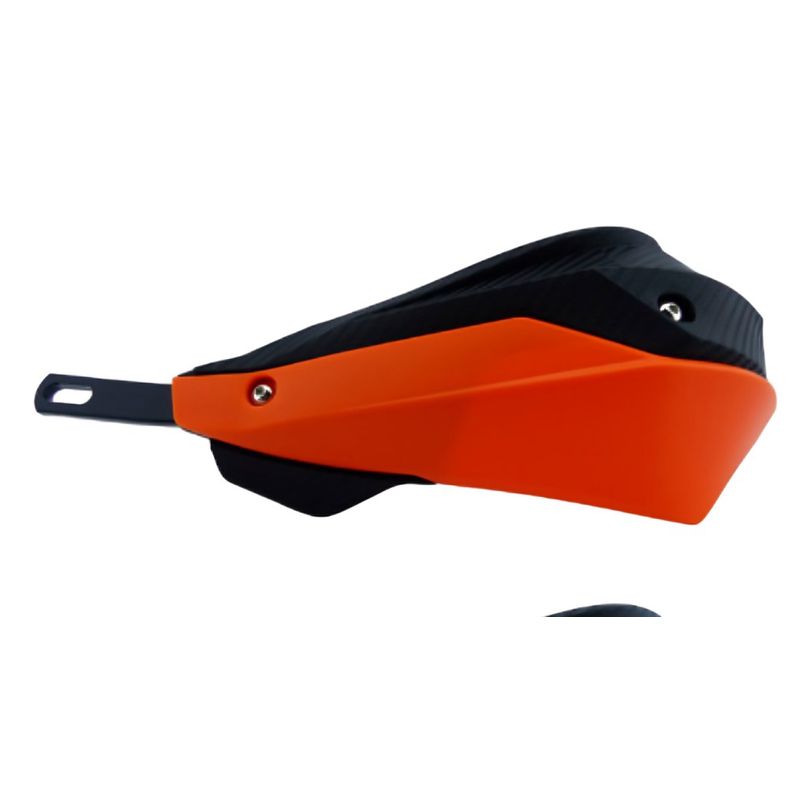 OEM - PROTECTOR DE MANILLA PARA MOTO BASE METAL NEGRA SET X 2 PCS