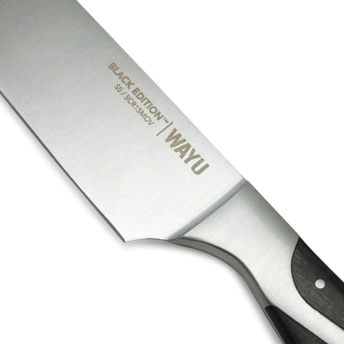 WAYU - Cuchillo Chef Profesional 34cm Black Edition Wayu Antideslizante
