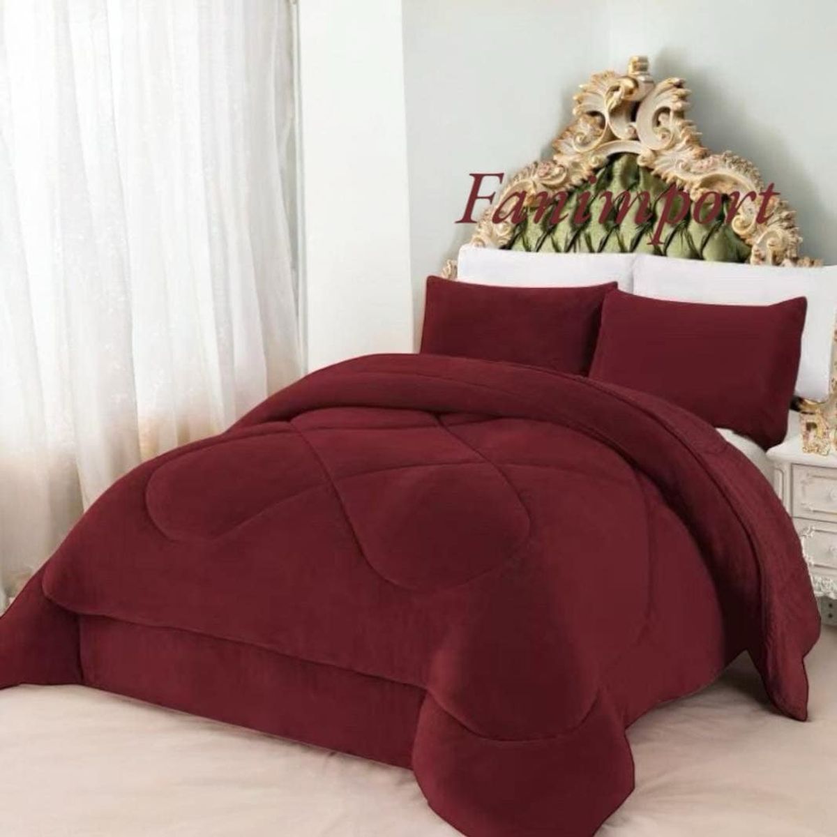 GENERICO - Cobertor De Invierno Cubre Cama Chiporro  2 Plazas