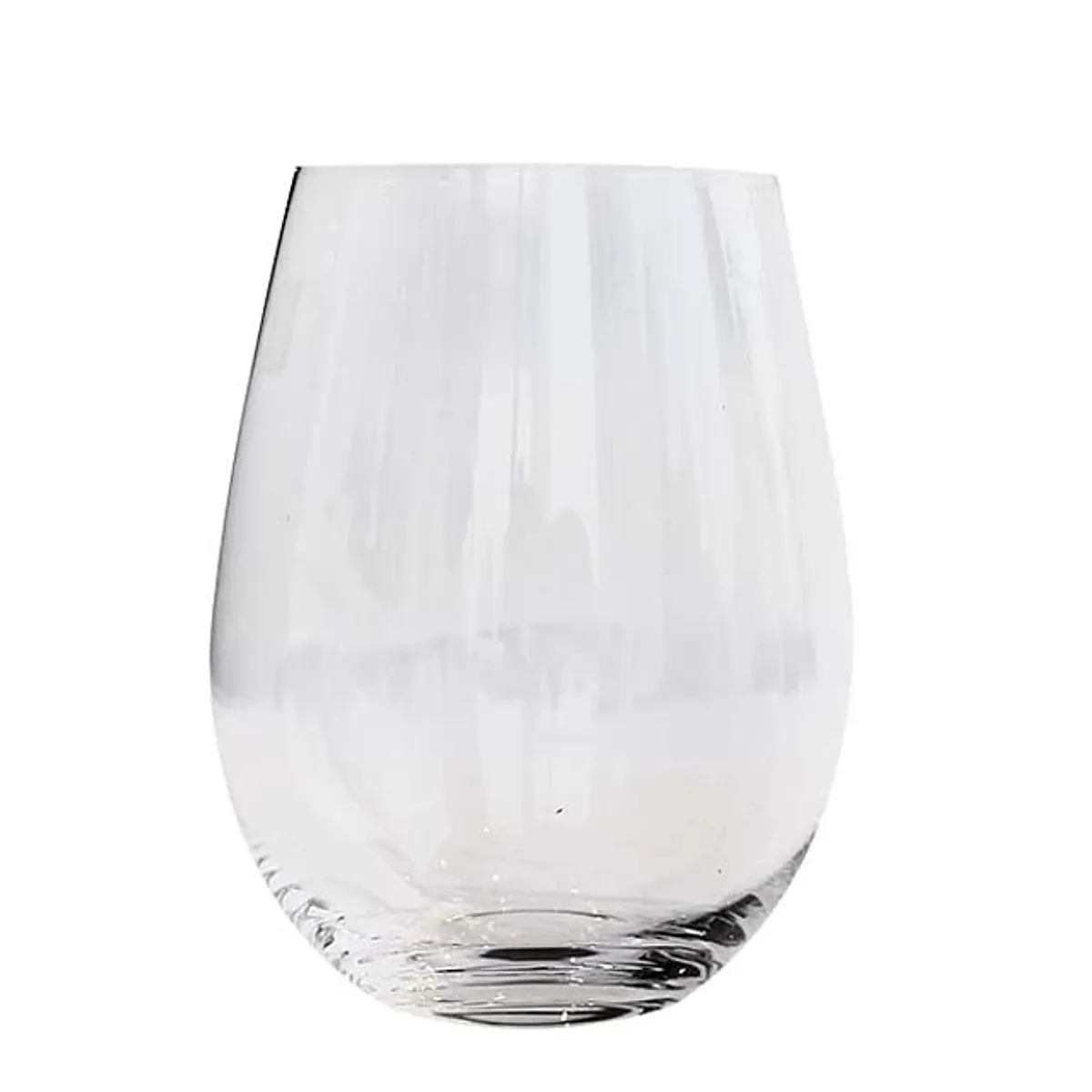 WAYU - Set 4 Vasos Vidrio Cristal Redondo Wayu 580mL Liquido Coctel