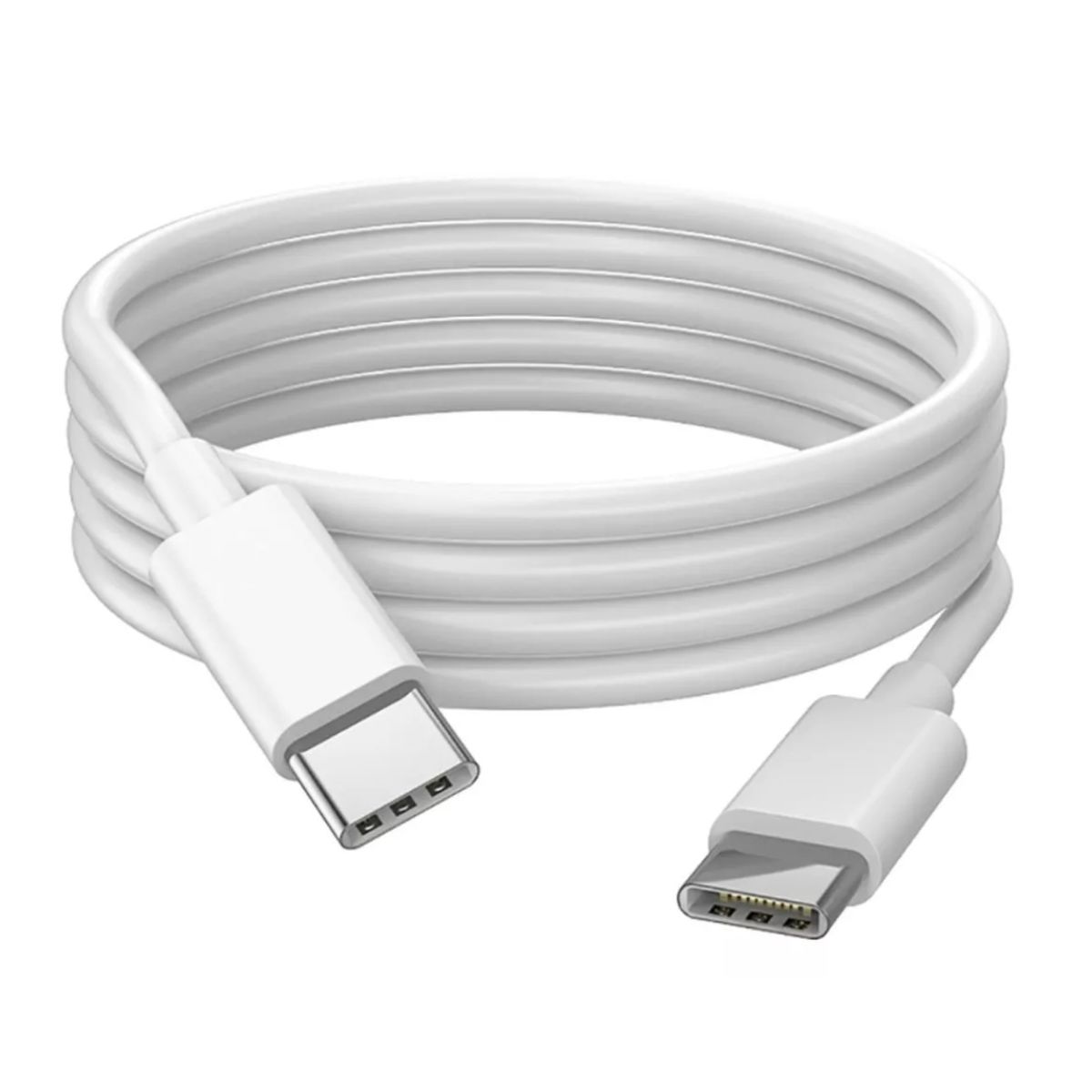 GENERICO - Cable Usb Tipo C A Tipo C Para Carga Y Datos De 2 Mts