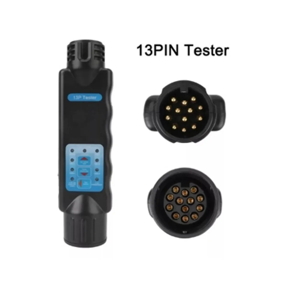 GENERICO - Tester 13 Pin Circuito Cableado Luces Enchufe Trailer Auto