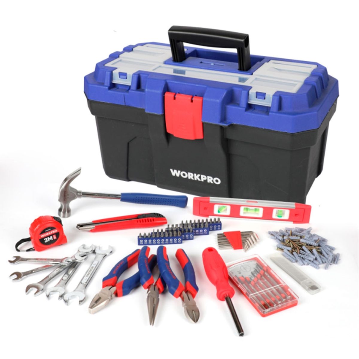 WORKPRO - SET HERRAMIENTAS MANUALES 170 PCS WORKPRO