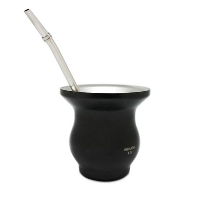 Imagen 2 del producto Mate Insulado Set Con Bombilla 230mL Acero Inoxidable
