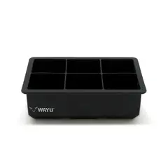 WAYU - Cubeta De Hielo Molde Silicona GrandePara 6 Cubos