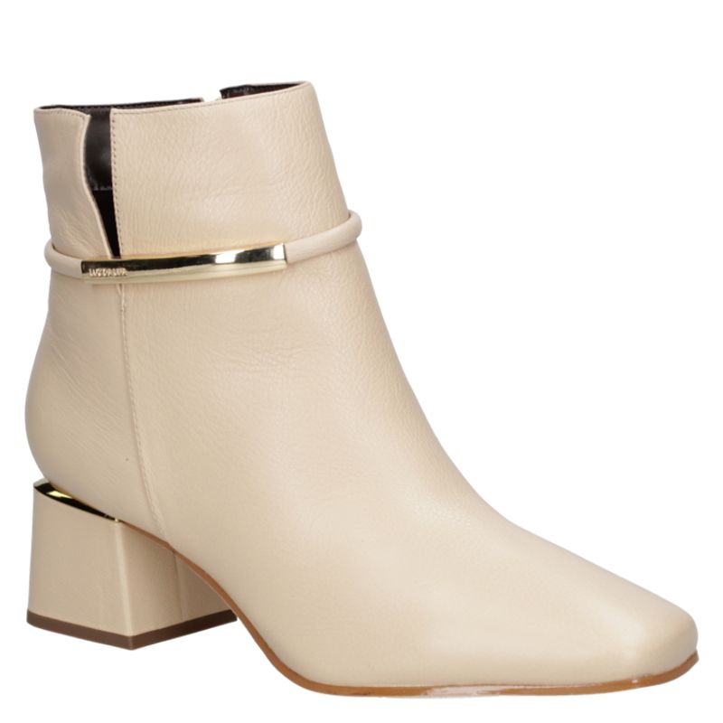 LUZ DA LUA - Botín Casual Mujer Beige Luz Da Lua