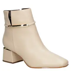 LUZ DA LUA - Botín Casual Mujer Beige