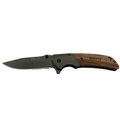 WAYU - Navaja Cortapluma Pocket Knife 22 Cm Mango Madera
