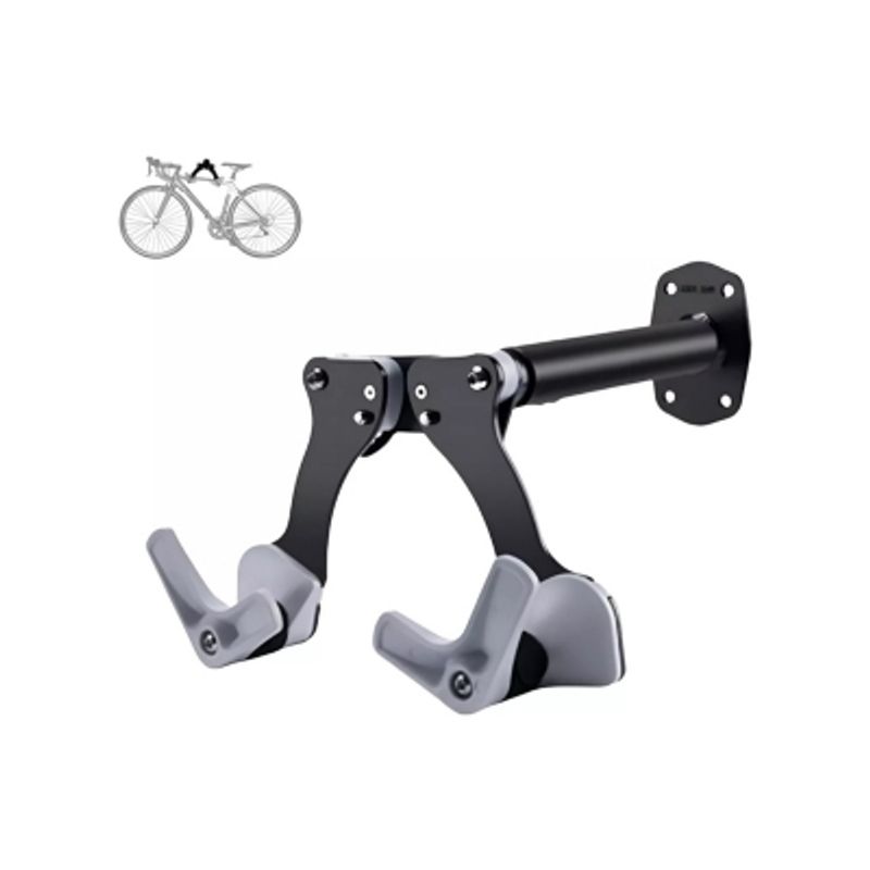 GENERICO - Soporte Muro Para Bicicletas 25kg Tipo Ganchos Reparación