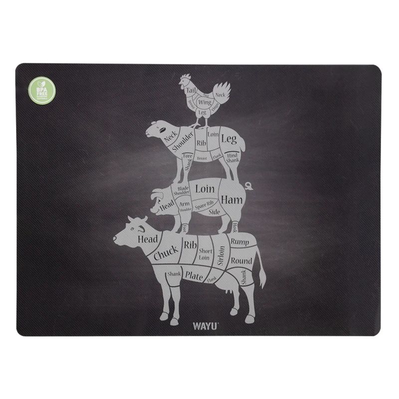 WAYU - Individual Diseño Animales 40x30cm Cocina Mantel Sobremesa Wayu