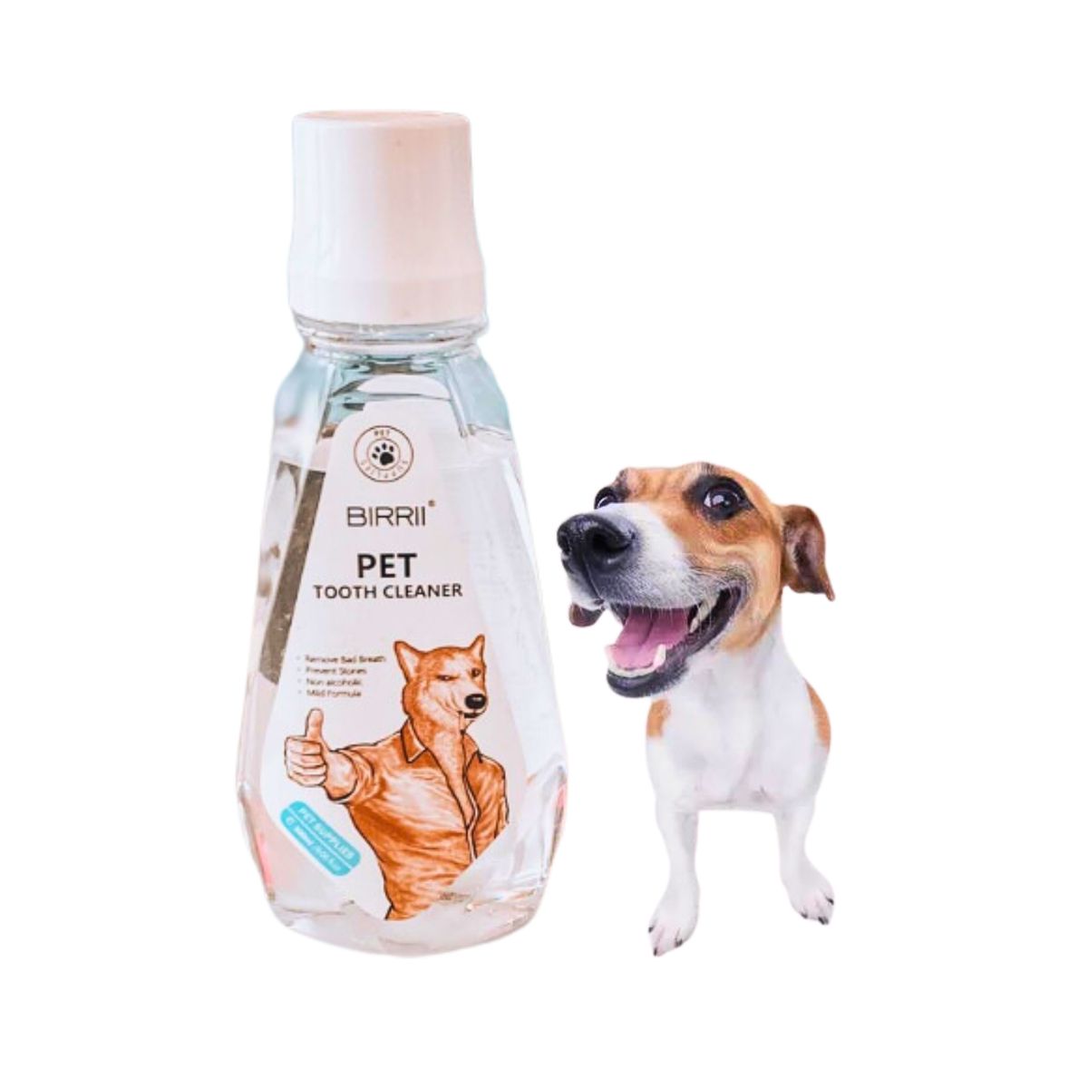GENERICO - Enjuague Bucal Para Perros Limpieza Dental Cuidado 300ml