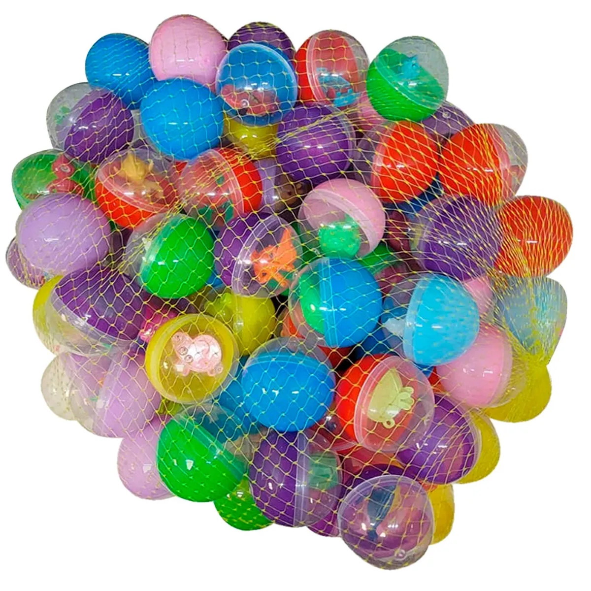 GENERICO - PELOTAS CON SORPRESA PARA MÁQUINA Y CUMPLEAÑOS 100 UNIDADES