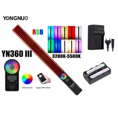 GENERICO - FOCO BARRA LED YONGNUO YN360III RGB + BATERÍA + CARGADOR