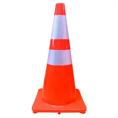 GENERICO - CONO DE SEGURIDAD VIAL 28 70CM PVC